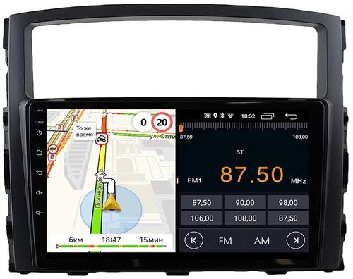 Магнитола для Mitsubishi Pajero 4 2006-2022 - Parafar PF458FHD на Android 13, 8-ядер, 2Гб+32Гб, CarPlay, 4G SIM-слот