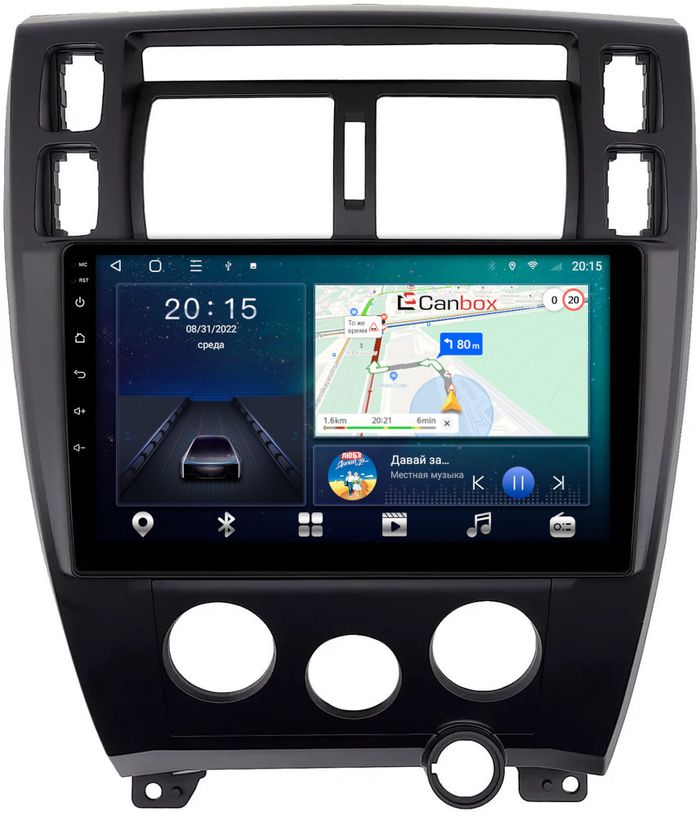Магнитола для Hyundai Tucson 2004-2009 - Canbox 1065 Android 10, 8-ядер, SIM-слот