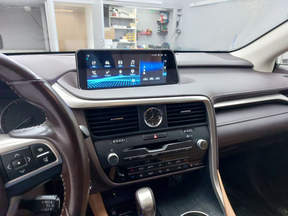 Магнитола для Lexus RX200t, RX300, RX350, RX450h 2015-2019 AL20 (взамен 8" экрана) - RDL-LEX-RX15-Low-685 12.3" монитор на Android 14, 8Гб+128Гб, CarPlay, 4G SIM-слот