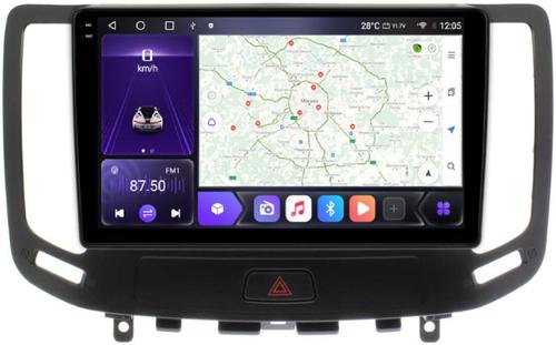 Магнитола для Infiniti G25, G35, G37, Nissan Skyline V36 2006-2013 (поддержка Bose) - Kuberg SF-9820 Android 12, ТОП процессор, CarPlay, 4G SIM-слот