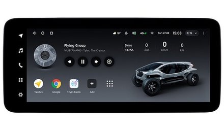 Магнитола для BMW X3 F25 2011-2014 CIC - Teyes LUX ONE ROUND монитор 12.3" 2K QLED на Android 10, CarPlay, 4G SIM-слот
