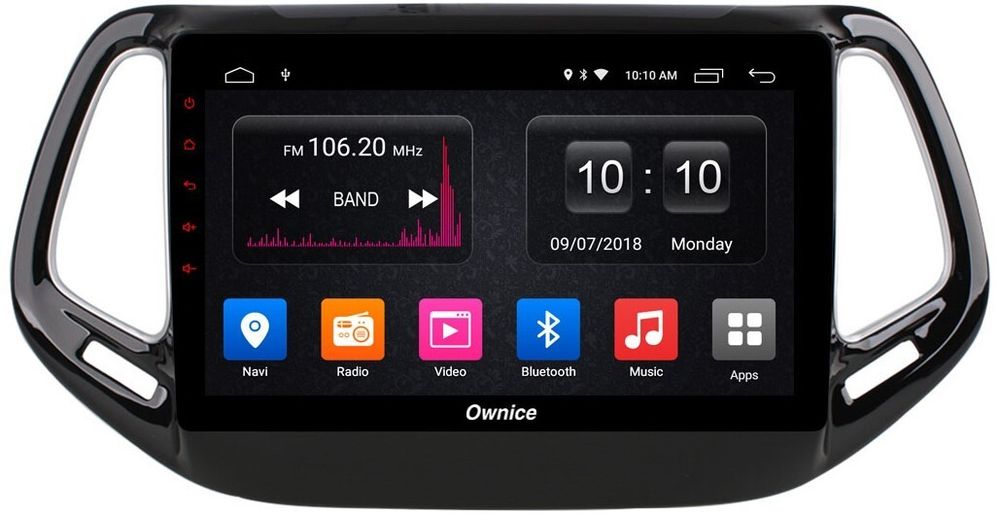 Магнитола для Jeep Compass 2016+ - Kuberg OL-1255 QLed, Android 12, TS10, CarPlay, 4G SIM-слот