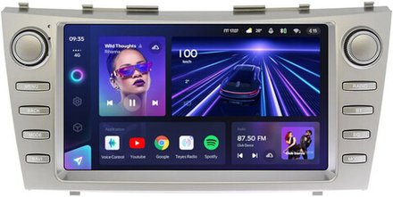 Магнитола для Toyota Camry 2006-2011 XV40 (рамка с крутилками) - Teyes CC3 Android 10, ТОП процессор, 4/32 Гб, CarPlay, SIM-слот