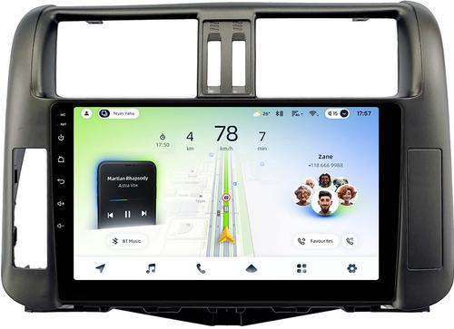 Магнитола для Toyota Land Cruiser Prado 150 2009-2013 (рамка графит) - Teyes CC4L монитор 9" IPS на Android 14, Snapdragon 662, CarPlay, 4G SIM-слот