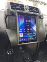 Магнитола для Toyota Land Cruiser Prado 150 2013-2017 - Teyes TPRO 2 монитор 9.7" QLED в стиле "Тесла" на Android 10, TS10, 4G SIM-слот