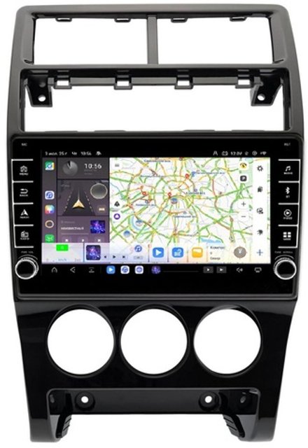 Магнитола для Lada Priora 2013-2018 - Kuberg SF-9066-3 (кнопки и крутилки) Android 13, TS20, 6+128Гб, CarPlay, 4G SIM-слот