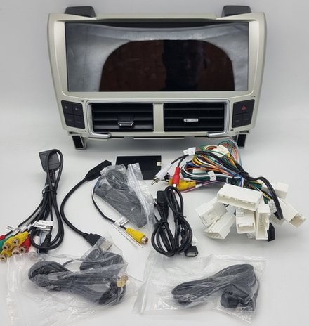 Магнитола для Lexus RX 2003-2009, Toyota Harrier XU30 2003-2013 (цветной экран) - Kuberg KP-L1212 монитор 12.3" на Android 10, 4ГБ+64ГБ, 4G SIM-слот