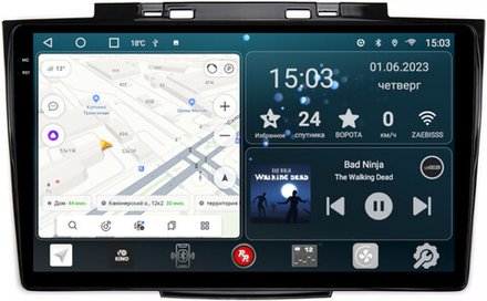 Магнитола для Haval H5, DW Hower / Great Wall Hover H3, H5 (прямоугольные воздуховоды) - RedPower 114 Android 10, QLED+2K, ТОП процессор, 6Гб+128Гб, CarPlay, SIM-слот