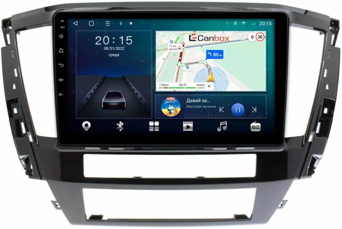 Магнитола для Mitsubishi Pajero Sport 3 2020-2024, Montero Sport - Canbox 10-735 Android 10, 8-ядер, SIM-слот