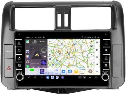Магнитола для Toyota Land Cruiser Prado 150 2009-2013 (взамен 7" навигации) - Kuberg EW-9613-2 (кнопки и крутилки) Android 13, TS20, 6+128Гб, CarPlay, 4G SIM-слот