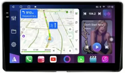 Магнитола для Toyota Sienna 3 2014-2020 - FarCar BM9-9532 монитор 9.5" QLED на Android 14, TS10, 4+32Гб, CarPlay, 4G SIM-слот