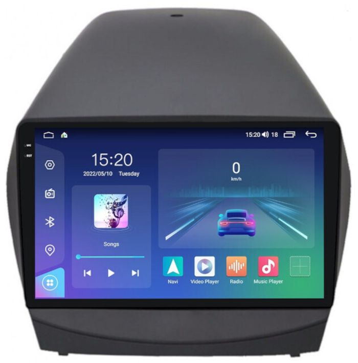 Магнитола для Hyundai iX35 2009-2015 - Parafar PF361RN2K на Android 13, QLED+2K, ТОП процессор, 4Гб+32Гб, CarPlay, 4G SIM-слот