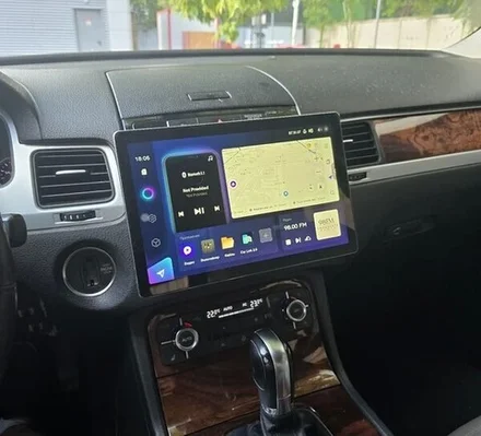 Магнитола для VW Touareg 2 NF 2010-2018 (RNS850) - Teyes CC3-2K-360 монитор 13" 2K QLED на Android 10, 6Гб+128Гб, CarPlay, 4G SIM-слот, 4 камеры в комплекте