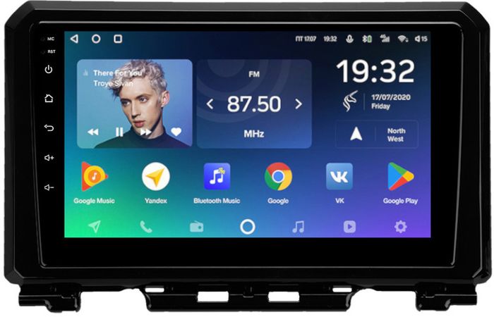 Магнитола для Suzuki Jimny 4 2018+ (штатная КЗВ) - Teyes CC2 PLUS монитор 9" QLED, Android 10, Быстрая, SIM-слот
