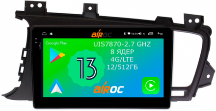 Магнитола для KIA Optima 3 2011-2013 TF - Airoc 2K AU-2322 на Android 13, TS20, 12/512Гб, SIM-слот