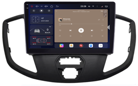 Магнитола для Ford Transit 7 2014-2023 - Redpower 85351 PRO/PROmax ТОП звук, 2K QLED, Android 14, CarPlay, 4G SIM-слот