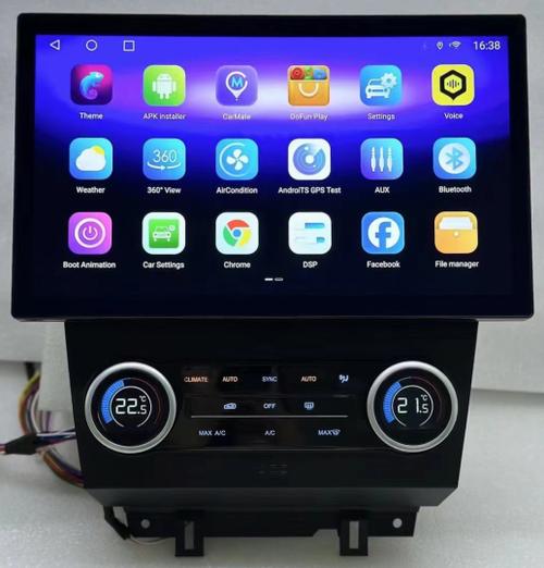 Магнитола для Ford Mustang 2009-2013 - Kuberg ZH-F1301 монитор 12.3" на Android 12, 8Гб+128Гб, CarPlay, 4G SIM-слот