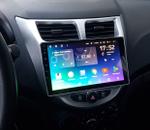 Магнитола для Hyundai Solaris (рамка серебро) 2010-2016 - Vaycar VA23-0067 на Android 13, Быстрая, 4G SIM-слот