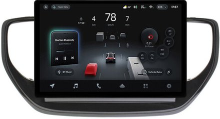 Магнитола для Hyundai Solaris 2 2020-2022 (штатная навигация) - Teyes CC4-PRO монитор 13" 2K QLED на Android 13, Snapdragon 778G, ИИ, CarPlay, DSP, 4G SIM-слот