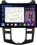 Магнитола для KIA Cerato 2 2008-2013 (климат, рамка черная) - FarCar BX877 монитор 13" 2K QLED на Android 13, Быстрая, CarPlay, 4G SIM-слот