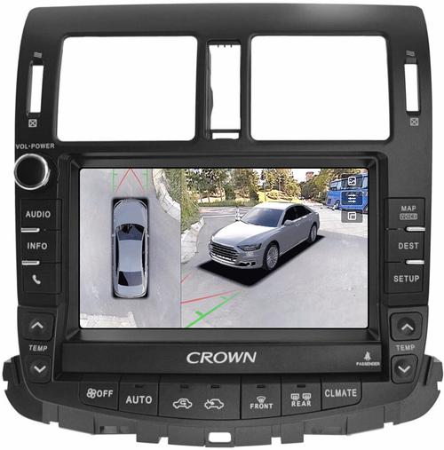 Магнитола для Toyota Crown / Crown Majesta S200 2008-2012 (цветной ШГУ) - Teyes CC3-2K-360 монитор 9.5" 2K QLED на Android 10, 6Гб+128Гб, CarPlay, 4G SIM-слот, 4 камеры в комплекте