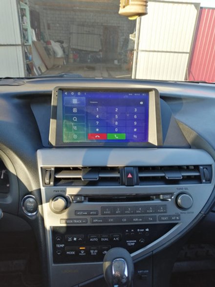 Магнитола для Lexus RX270, RX350 AL10 2009-2013 (ШГУ монохром, джойстик в комплекте, рамка тип 2) - Teyes CC4-PRO монитор 9.5" 2K QLED на Android 13, Snapdragon 778G, ИИ, CarPlay, DSP, 4G SIM-слот