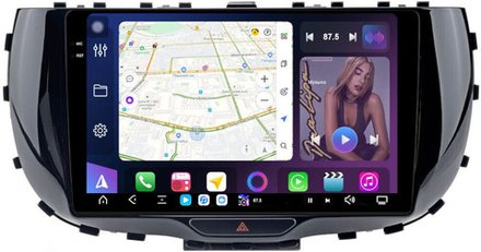 Магнитола для KIA Soul 3 2019+ - FarCar XXL1214M монитор 9.5" 2K QLED на Android 14, TS20, 8+256Гб, CarPlay, 4G SIM-слот