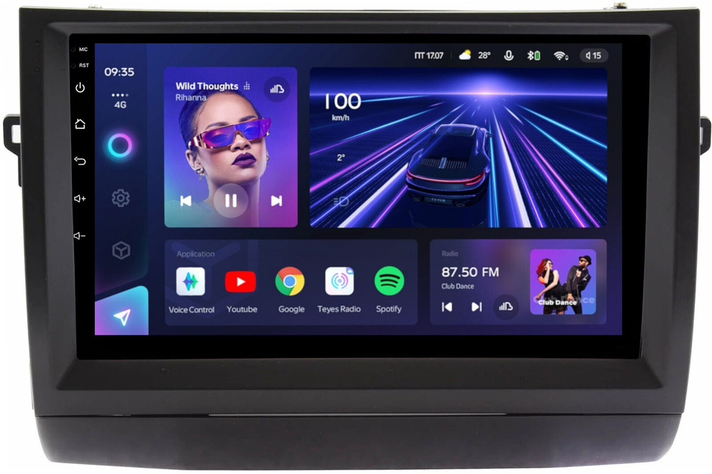 Магнитола для Toyota Prius 20 2003-2011 (вниз, авто с JBL) - Teyes CC3L на Android 10, 8-ядер, CarPlay, 4G SIM-слот