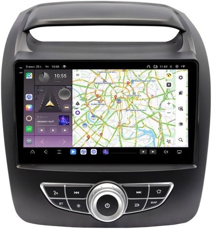 Магнитола для KIA Sorento 2012-2016 (климат на ШГУ) - Kuberg OL-9794-2 QLed+2K, Android 13, TS20, CarPlay, 4G SIM-слот