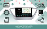 Магнитола для Hyundai Solaris 2 2017-2022, Solaris HS 2024+ - Vaycar VA23-0766-2K на Android 13, Быстрая, 2K QLED, CarPlay,4G SIM-слот