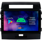 Магнитола для Toyota Land Cruiser 200 2007-2015 (экран климата внизу) - Airok RM-1111 Android 12, 8-ядер, 4/64Гб, Carplay, 4G SIM-слот