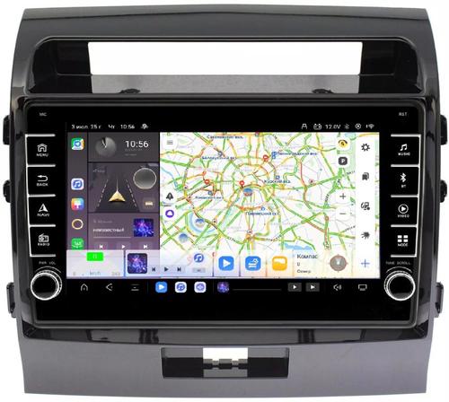 Магнитола для Toyota Land Cruiser 200 2007-2015 (экран климата внизу) - Kuberg OL-1620-1 (кнопки и крутилки) Android 13, TS20, 6+128Гб, CarPlay, 4G SIM-слот