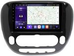 Магнитола для KIA Soul 2 2014-2019 (кондиционер, рамка глянцевая) - Kuberg SF-9740-AB Android 12, Быстрая, CarPlay, 4G SIM-слот