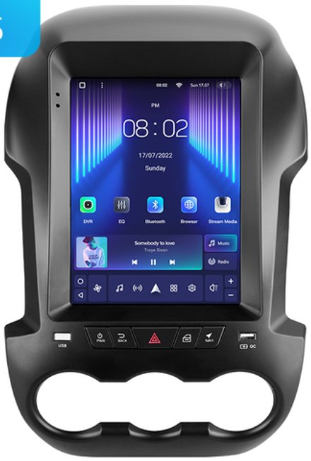 Магнитола для Ford Ranger 2011-2015 - Teyes TPRO 2 монитор 9.7" QLED в стиле "Тесла" на Android 10, TS10, 4G SIM-слот