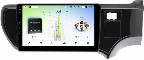 Магнитола для Toyota Aqua 2011-2021 - Teyes CC4L монитор 9" IPS на Android 14, Snapdragon 662, CarPlay, 4G SIM-слот