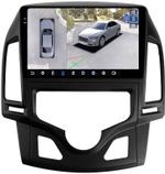 Магнитола для Hyundai i30 1 2007-2012 (климат) - FarCar BX043M-360 монитор 9.5" 2K QLED на Android 13, Быстрая, CarPlay, 4G SIM-слот, 4 камеры в комплекте