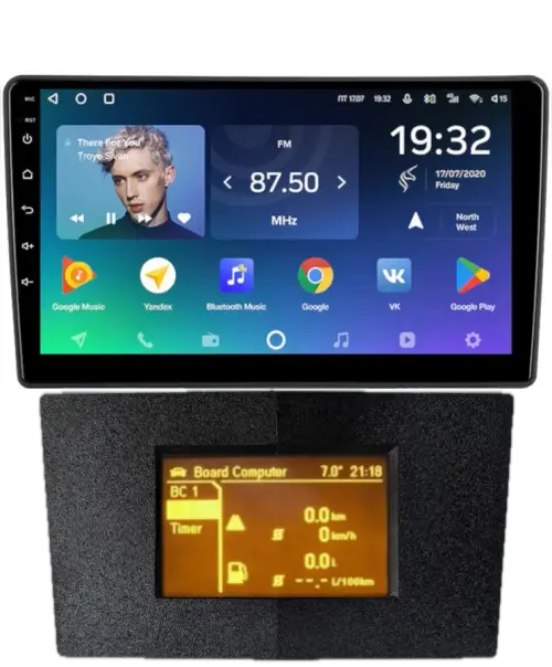 Магнитола для Opel Astra H (перенос БК вниз, черная) - Teyes CC2 PLUS Android 10, ТОП процессор, 4-64, SIM-слот