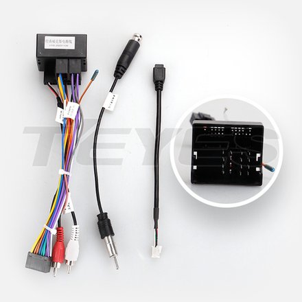 Комплект рамки с разъёмами 9" Ford Transit 6 2004-2013, Kuga 1, Focus 2 2004-2008, Fiesta 2005-2008, Fusion 2005-2013, C-Max 2003-2008, Galaxy 2006