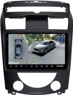 Магнитола для SsangYong Rexton 2 Y250 2007-2012 (рамка большая) - Teyes CC3-2K-360 монитор 10.36" 2K QLED на Android 10, Быстрая, CarPlay, 4G SIM-слот, 4 камеры в комплекте