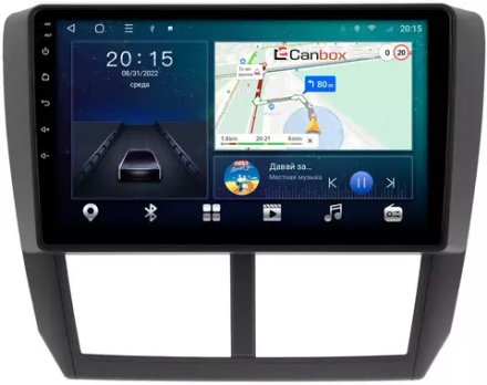 Магнитола для Subaru Forester 3 (SH) 2008-2013, Impreza GH, GE - CanBox 9080 Android 10, 8-ядер, SIM-слот