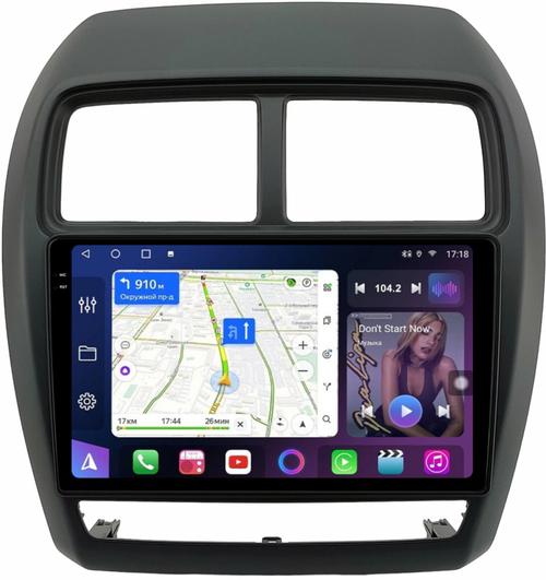 Магнитола для Mitsubishi ASX 2017+ - FarCar BM3230M-2K монитор 9.5" 2K QLED на Android 14, TS10, 4+32Гб, CarPlay, 4G SIM-слот