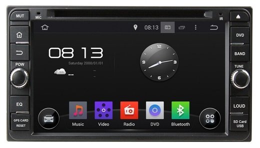 Магнитола для Toyota (200х100мм) - Kuberg MKD-6952-P6 на Android 10, 6-ТУРБО ядер, 4ГБ-64ГБ