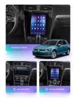 Магнитола для Volkswagen Golf 7 2012-2021 - Teyes TPRO 2 монитор 9.7" QLED в стиле "Тесла" на Android 10, TS10, 4G SIM-слот