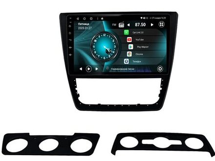 Магнитола для Skoda Yeti 2009-2018 (кондиционер) - Vaycar VA65-1225 на Android 13, 8-ядер, 4G SIM-слот