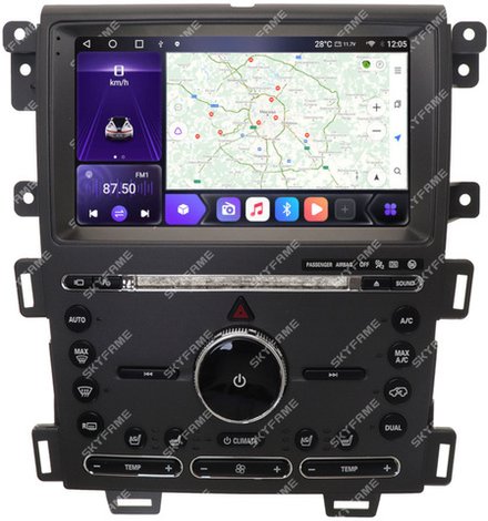 Магнитола для Ford Edge 2010-2015 - Kuberg SF-9065-A Android 12, TS10, CarPlay, 4G SIM-слот