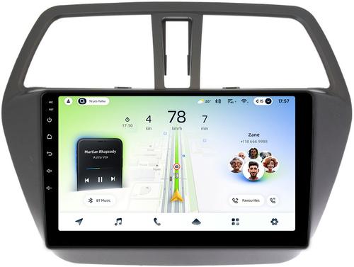 Магнитола для Suzuki SX4 2 2013-2021 - Teyes CC4L монитор 9" IPS на Android 14, Snapdragon 662, CarPlay, 4G SIM-слот
