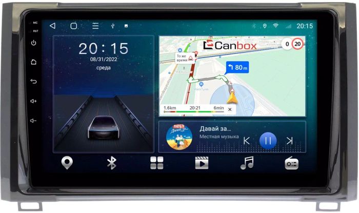 Магнитола для Toyota Tundra 2 2013-2022 - CanBox 9233 Android 10, 8-ядер, SIM-слот