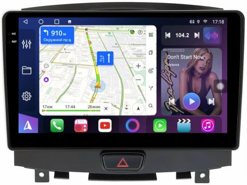 Магнитола для Infiniti EX35 2007-2009 - FarCar BM9-9693A монитор 9.5" QLED на Android 14, TS10, 4+32Гб, CarPlay, 4G SIM-слот