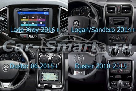 Магнитола для Renault Duster 1, Kaptur, Logan 2, Sandero 2, Nissan Terrano, Lada Largus 2021+, X-Ray (рамка-накладка взамен ШГУ) - Teyes LUX ONE ROUND монитор 12.3" 2K QLED на Android 10, CarPlay, 4G SIM-слот