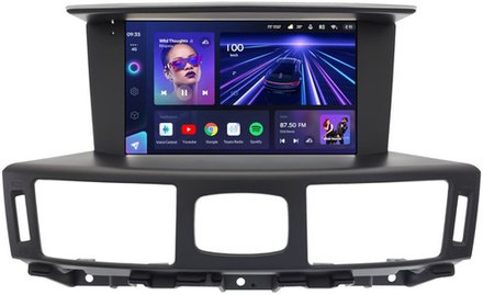 Магнитола для Infiniti Q70 M25 M37 2009-2016 - Teyes CC3 монитор 9" QLED на Android 10, ТОП процессор, 4Гб+32Гб, CarPlay, 4G SIM-слот